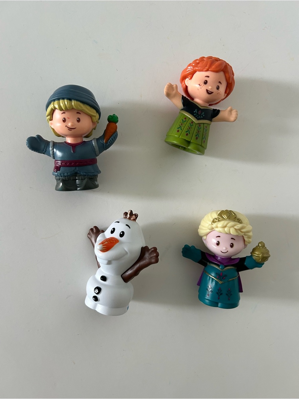 Fisher Price Little People Disney Frozen Characters Anna, Elsa, Kristoff & Olaf